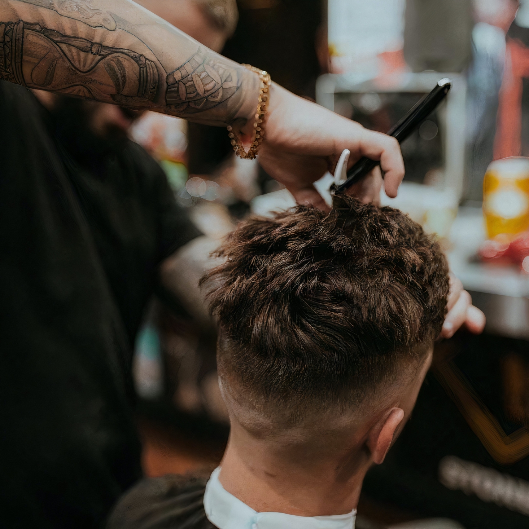 taglio capelli uomo