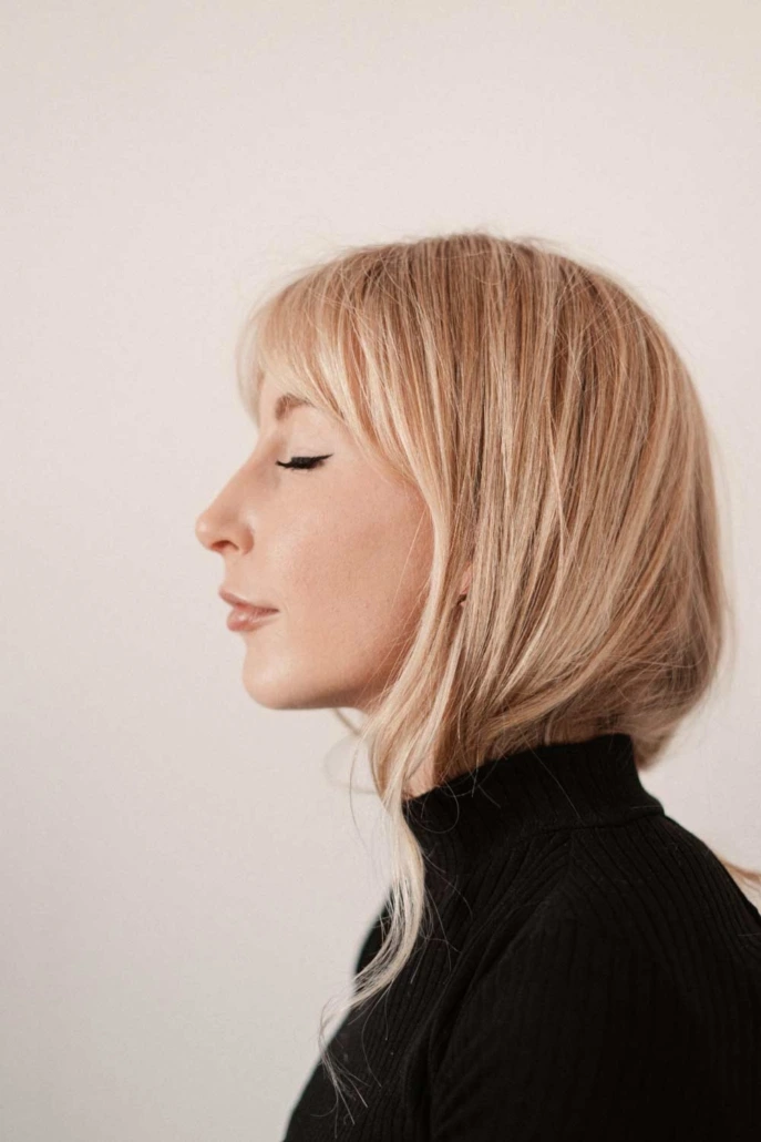 taglio capelli caschetto biondo donna torino